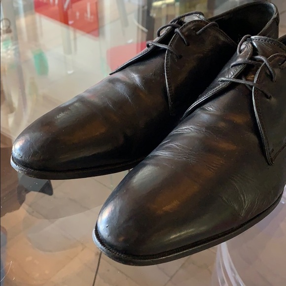 Black Leather Shoes by To Boot NY, Adam Derrick main image 7